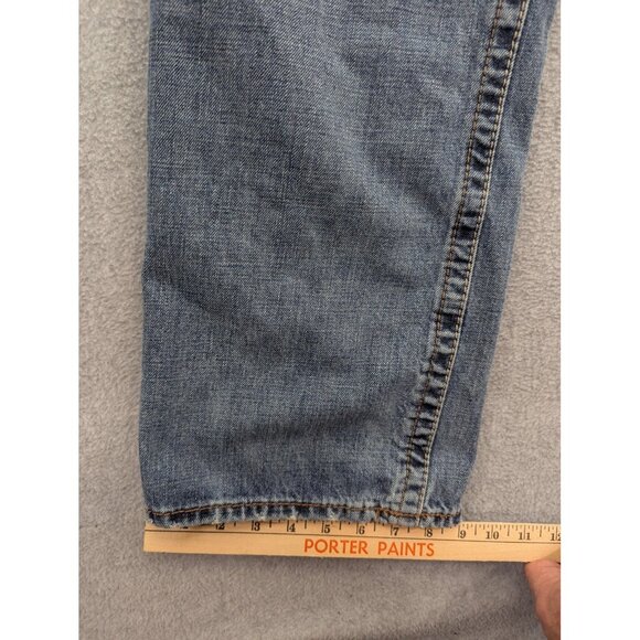 Ariat Jeans Mens 36x38 Blue M4 Low Rise Boot Cut Denim Western Workwear Cowboy - Picture 6 of 16